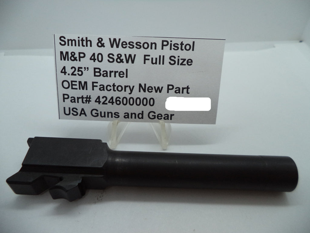 Smith & Wesson M&P 40 Barrel - .40 S&W - 4.25" Full Size - Factory OEM Part 424600000