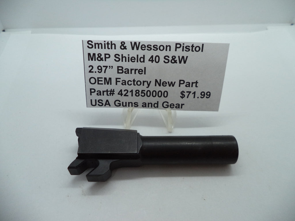 Smith & Wesson M&P Shield 40 Barrel - .40 S&W 2.97" - Factory OEM 421850000