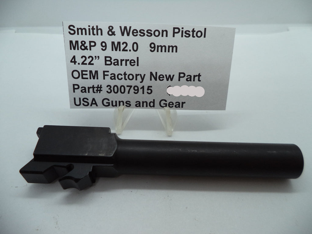 Smith & Wesson M&P 9 M2.0 Barrel 4.25" Full Size 9mm Steel Black 3007915