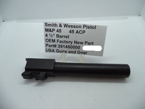 391450000 Smith & Wesson M&P 45 Barrel 4.5" Factory New Part