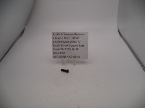 KMP395 Smith & Wesson K Frame M&P .38 SPL  Strain Screw Square Butt  Used