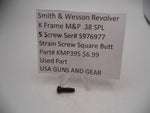 KMP395 Smith & Wesson K Frame M&P .38 SPL  Strain Screw Square Butt  Used