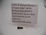 KMP395 Smith & Wesson K Frame M&P .38 SPL  Strain Screw Square Butt  Used