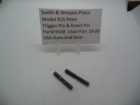 9168 Smith & Wesson Model 915  9mm Trigger Pin & Insert Pin Used Parts