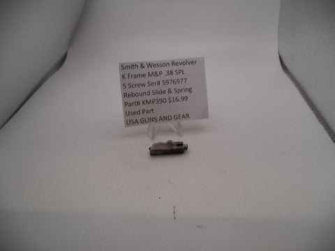 KMP390 Smith & Wesson K Frame M&P .38 SPL  5 Screw  Rebound Slide & Spring  Used