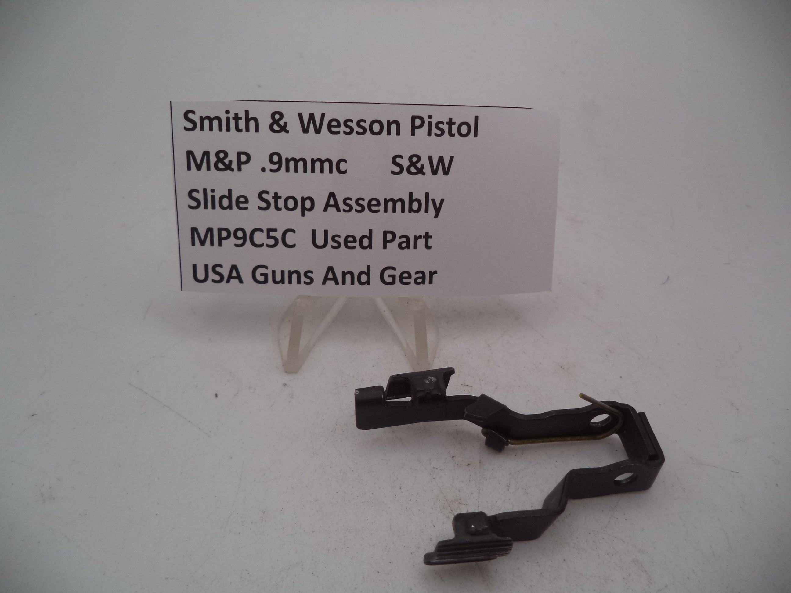 Smith & Wesson Pistol M&P 9 Compact Slide Stop Assembly 9mm Used MP9C5C