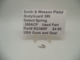 BG380P Smith & Wesson Bodyguard 380 Detent Spring Used .380ACP