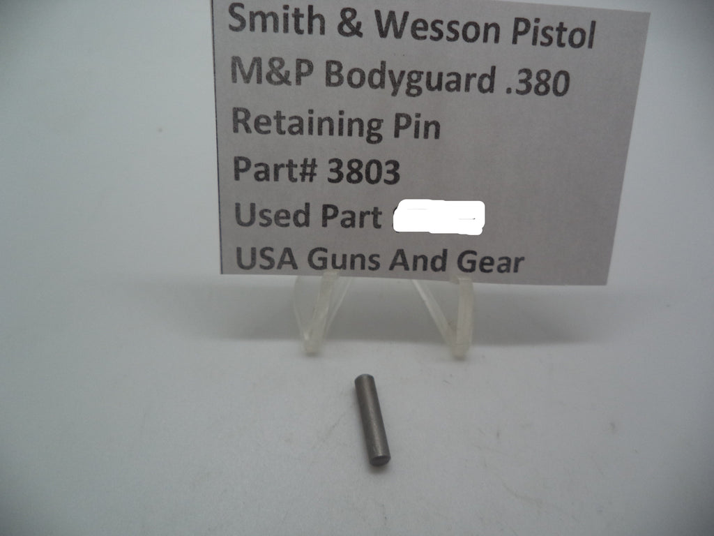 Smith & Wesson Pistol M&P Bodyguard 380 Retaining Pin Used Part 3803