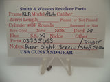 03735USS Smith & Wesson K,L,N Rear Sight Screw Stainless Steel Old Style