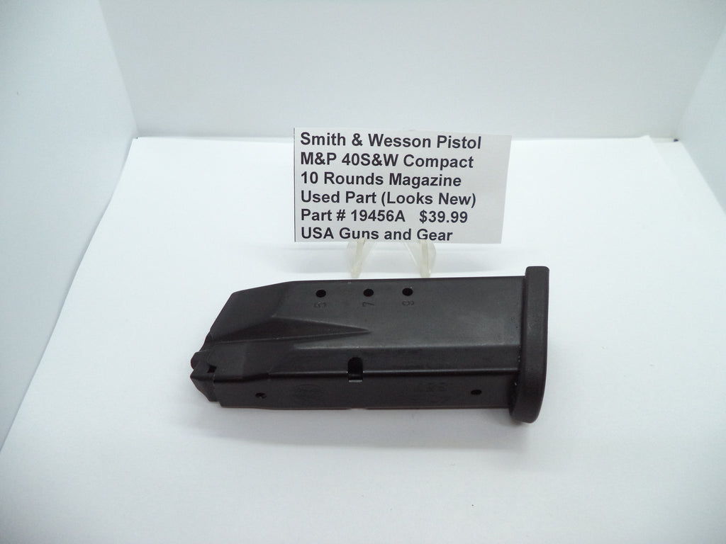 Smith & Wesson M&P 40S&W Compact 10 Round Magazine 19456A