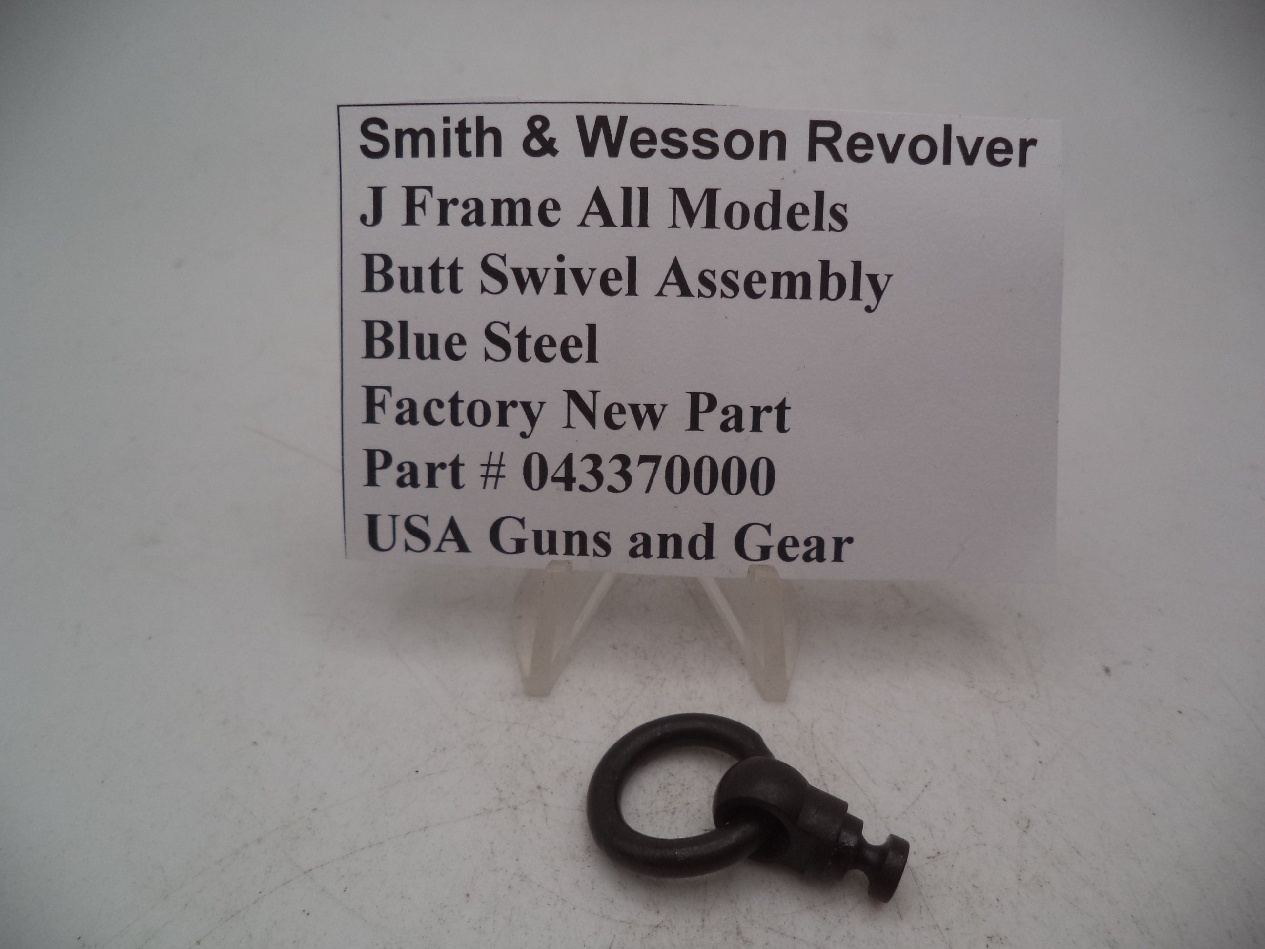 Smith & Wesson J Frame Revolver Butt Swivel Assembly Factory New Part 043370000