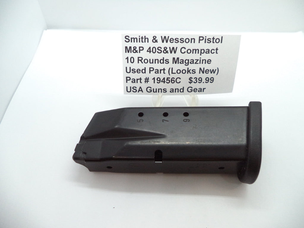 Smith & Wesson M&P 40 S&W / .357 Sig Compact Magazine 10 Round Used - 19456C