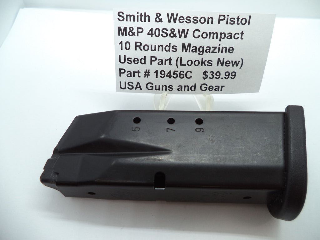 Smith & Wesson M&P 40 S&W / .357 Sig Compact Magazine 10 Round Used - 19456C