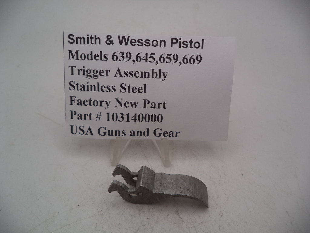 Smith & Wesson Trigger Assembly - Models 639, 645, 649, 669 - Factory New (Part #103140000)