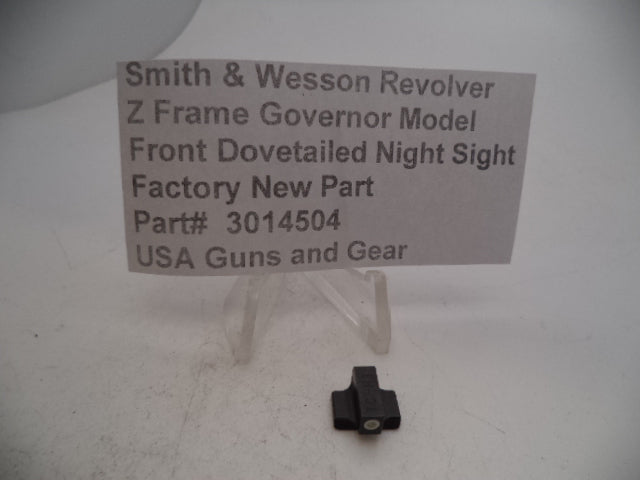 S&W Revolver Z Frame Governor Model Front Dovetailed Night Sight Factory New 3014504