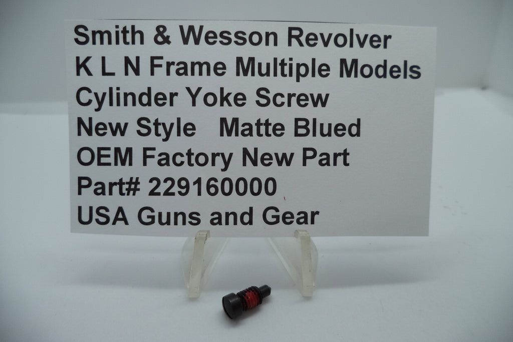 229160000 Smith & Wesson K, L N Frame Revolver New Style Models Blue Yoke Screw -                                USA Guns And Gear-Your Favorite Gun Parts Store