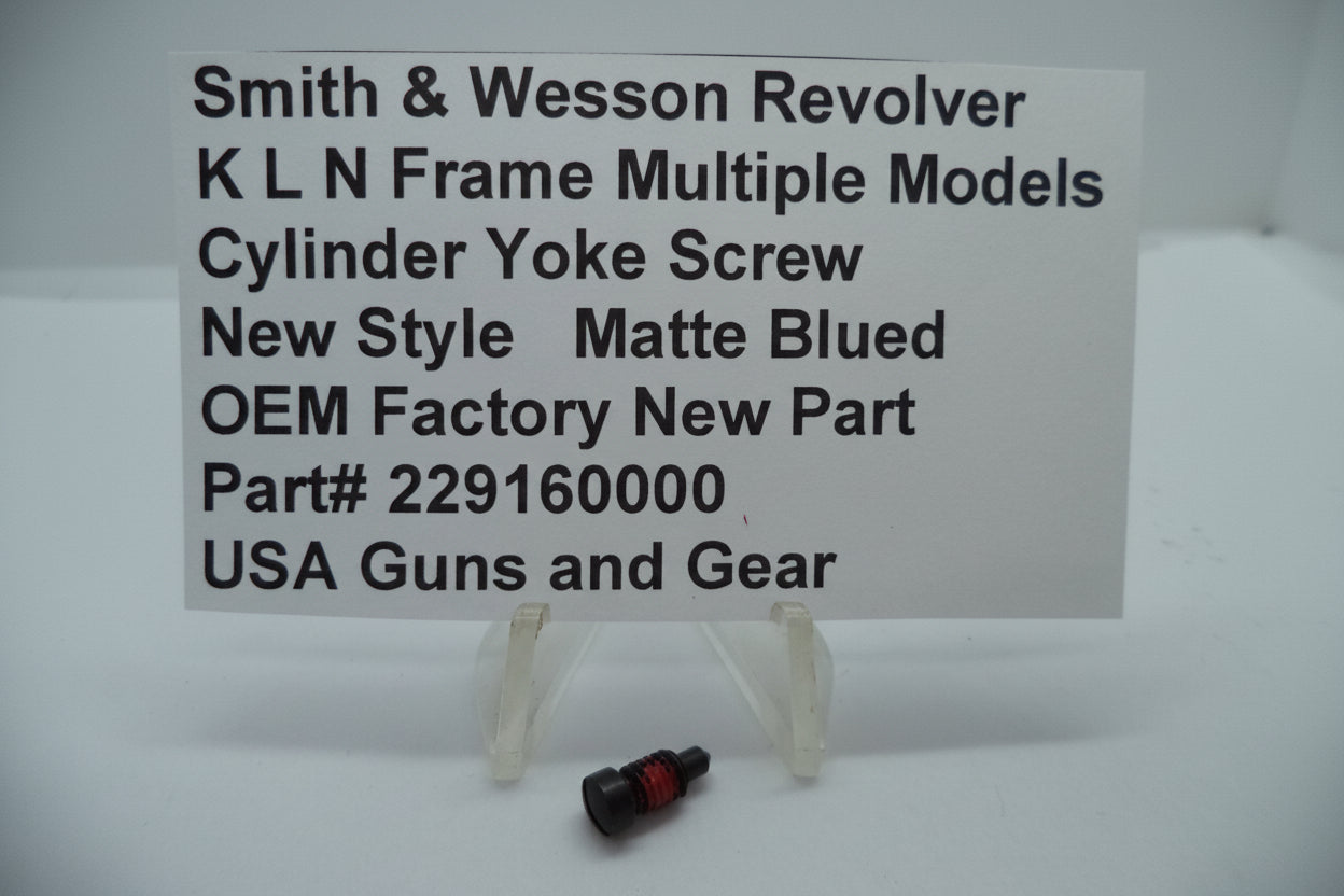 229160000 Smith & Wesson K, L N Frame Revolver New Style Models Blue Yoke Screw -                                USA Guns And Gear-Your Favorite Gun Parts Store