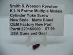 229160000 Smith & Wesson K, L N Frame Revolver New Style Models Blue Yoke Screw -                                USA Guns And Gear-Your Favorite Gun Parts Store
