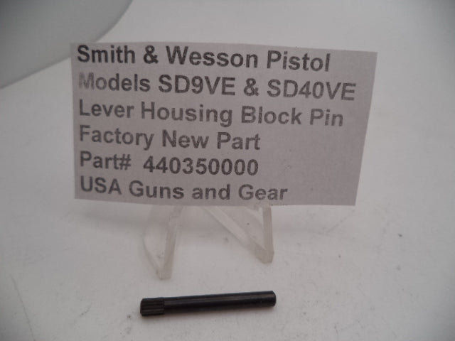 440350000 Smith & Wesson Pistol Models SD9VE & SD40VE Lever Housing Block Pin