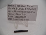 440350000 Smith & Wesson Pistol Models SD9VE & SD40VE Lever Housing Block Pin