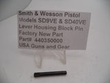 440350000 Smith & Wesson Pistol Models SD9VE & SD40VE Lever Housing Block Pin