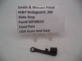 Smith & Wesson Pistol M&P Bodyguard .380 Slide Stop Used Part MP3801D