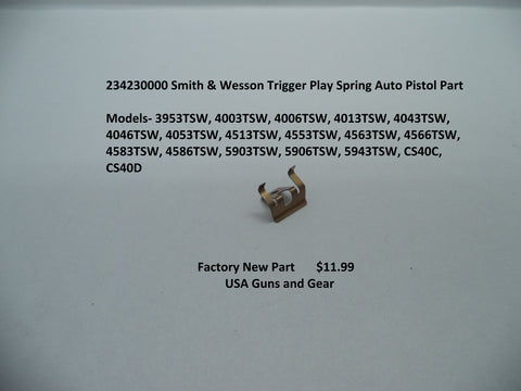 234230000 Smith & Wesson Trigger Play Spring Auto Pistol Part