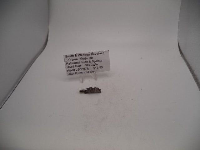 JB3007A Smith & Wesson J Frame Model 30 Rebound Slide & Spring Used Old Style