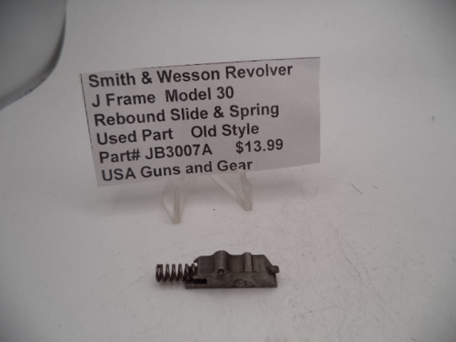 JB3007A Smith & Wesson J Frame Model 30 Rebound Slide & Spring Used Old Style