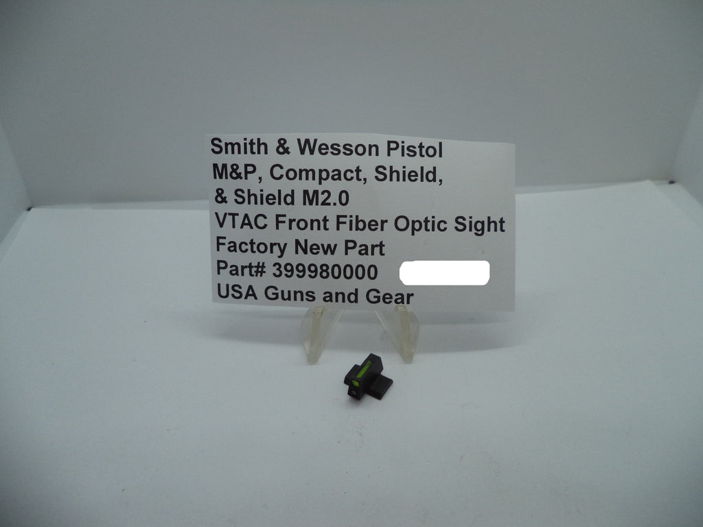 Smith & Wesson M&P VTAC Green Fiber Optic Front Sight - Factory OEM