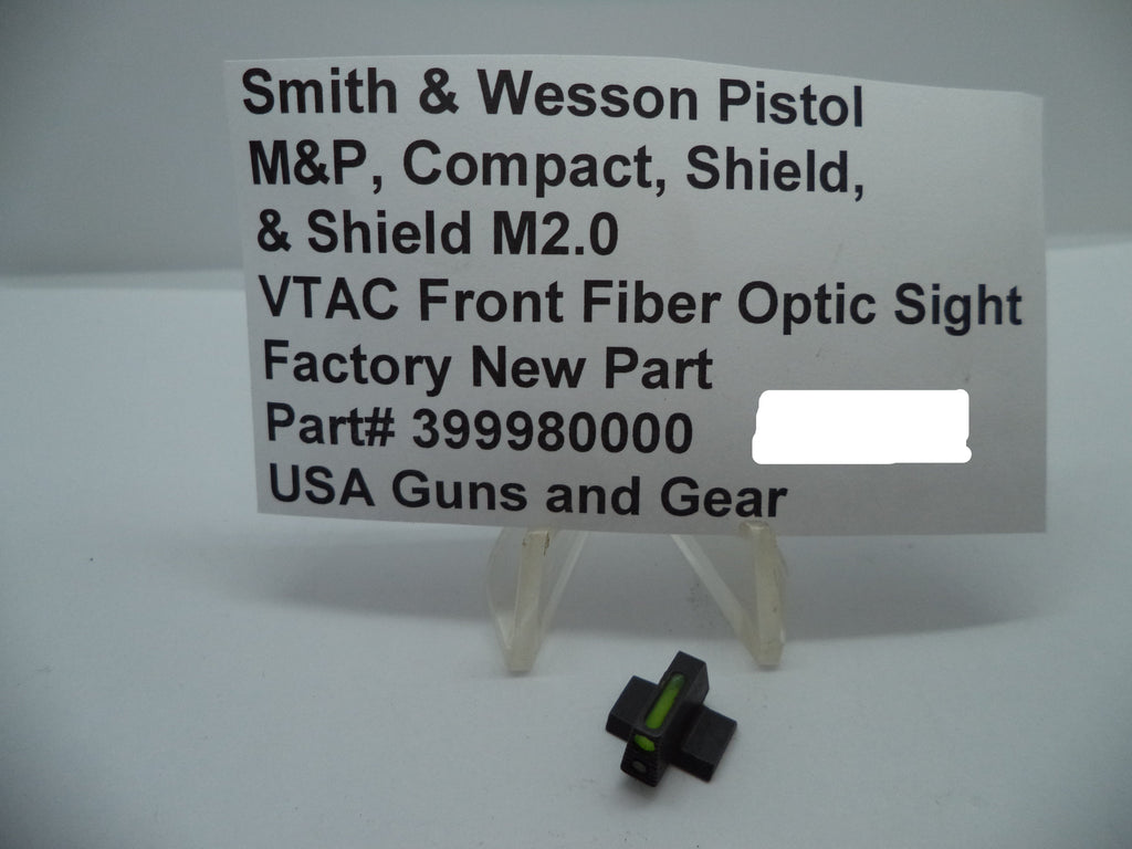 Smith & Wesson M&P VTAC Green Fiber Optic Front Sight - Factory OEM