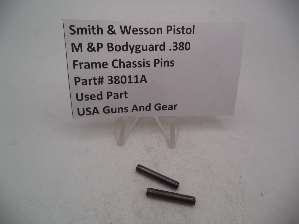 Smith & Wesson Pistol M&P Bodyguard .380 Frame Chassis Pins Used Part 38011A