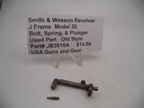 JB3010A Smith & Wesson J Frame Model 30 Bolt, Spring, & Plunger Old Style  Used