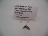 3808C Smith & Wesson Pistol M&P Bodyguard .380 Upper Trigger & Spring Used Part
