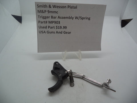 MP903 Smith & Wesson Pistol M&P Trigger Bar Assembly With Spring  Used Part 9mmc S&W