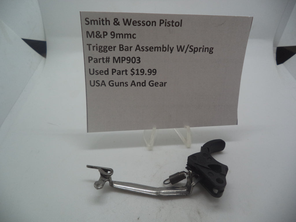MP903 Smith & Wesson Pistol M&P Trigger Bar Assembly With Spring  Used Part 9mmc S&W
