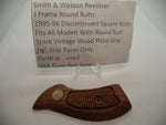 J6 Smith & Wesson J Frame Butts Wood Left Side Panel Only Used Part
