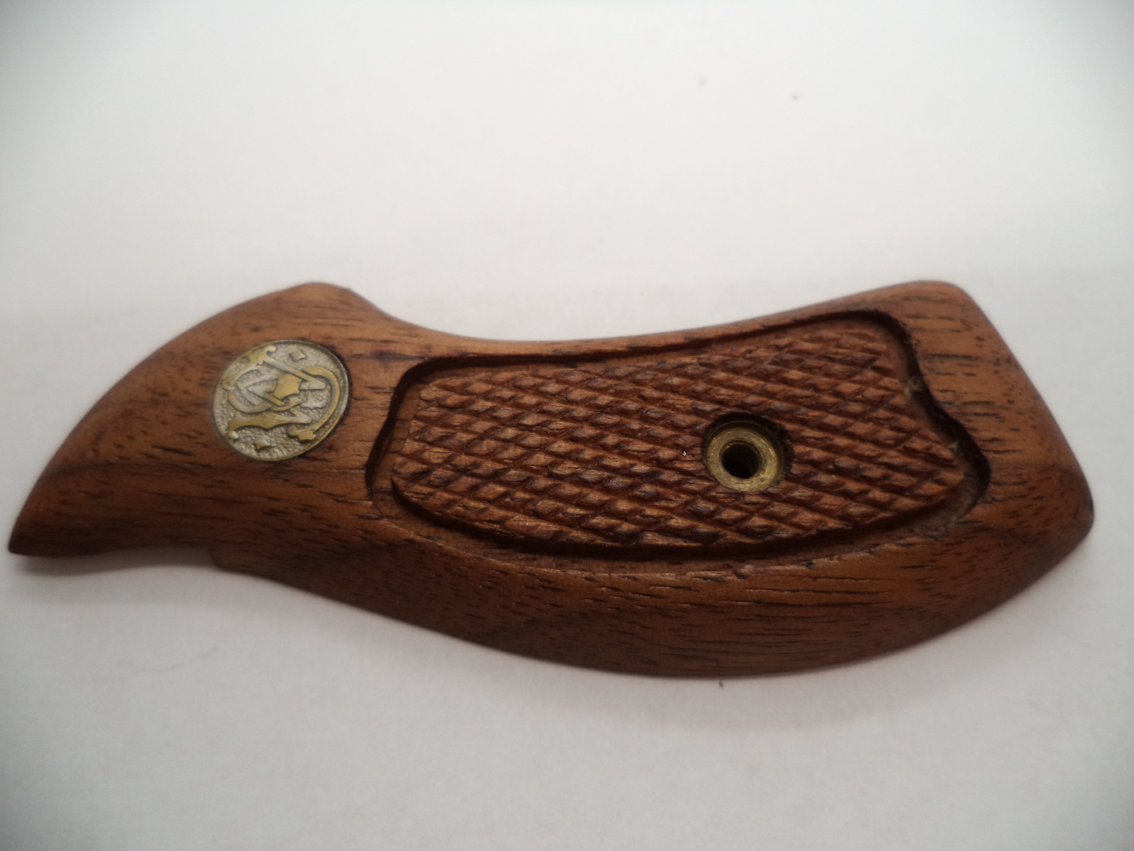 J6 Smith & Wesson J Frame Butts Wood Left Side Panel Only Used Part