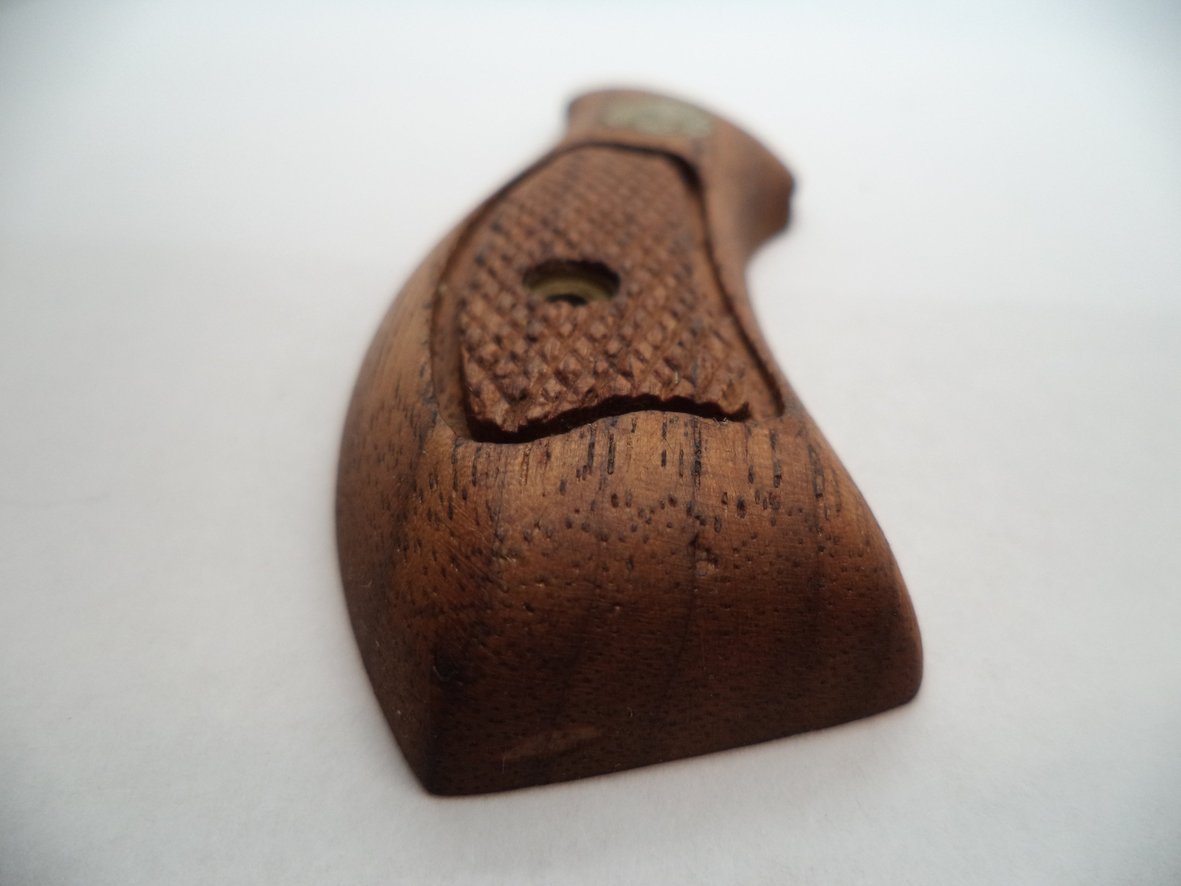 J6 Smith & Wesson J Frame Butts Wood Left Side Panel Only Used Part