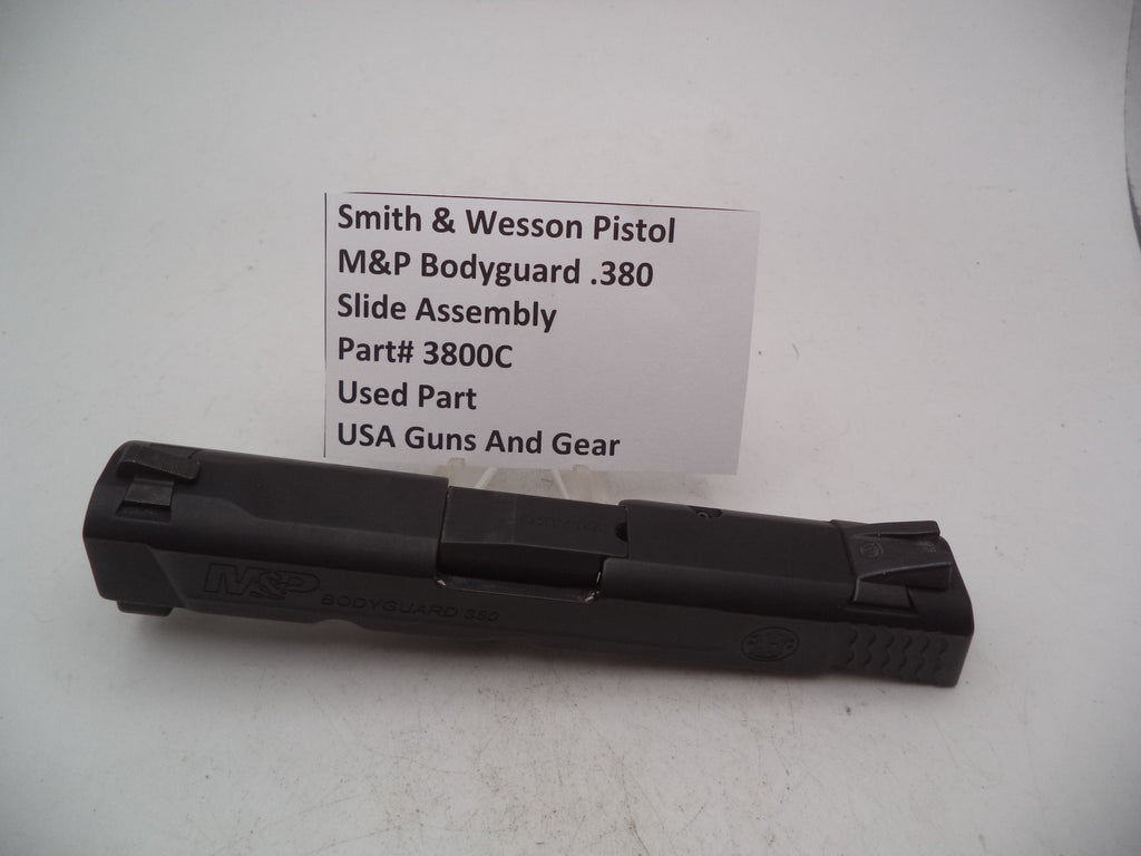 Smith & Wesson Pistol M&P Bodyguard 380 Slide Assembly Used Part 3800C