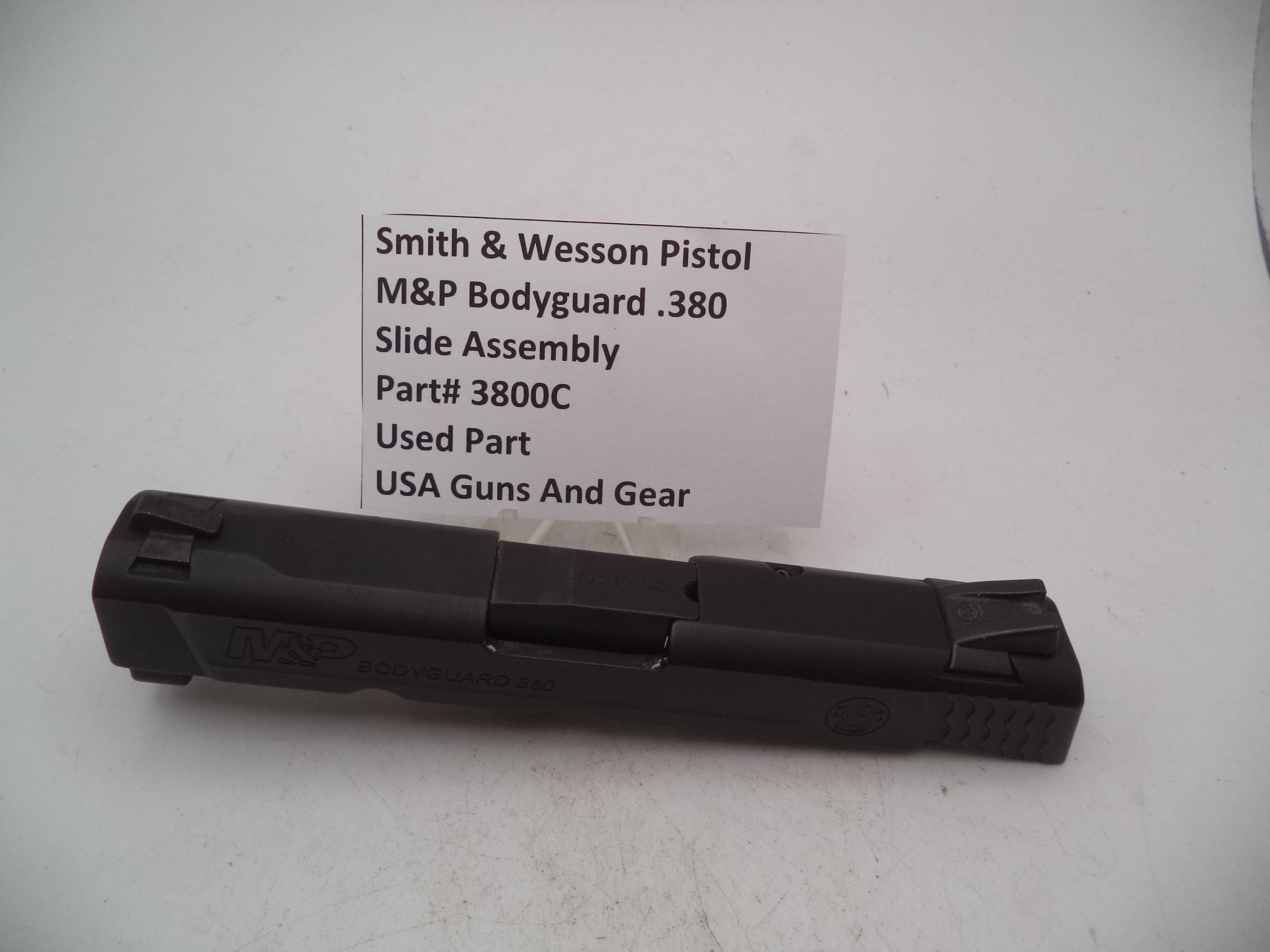 Smith & Wesson Pistol M&P Bodyguard 380 Slide Assembly Used Part 3800C