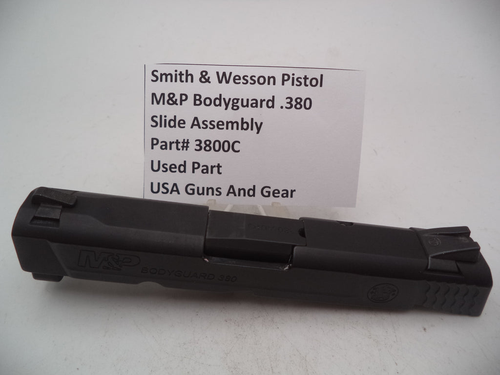 Smith & Wesson Pistol M&P Bodyguard 380 Slide Assembly Used Part 3800C