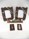 Revolver Decor Pack 5 Items Total- Picture Frame, Switch & outlet cover, Hunting