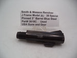 3618B Smith & Wesson J Frame Model 36 Pinned 3" Barrel Blue Steel 38 Special