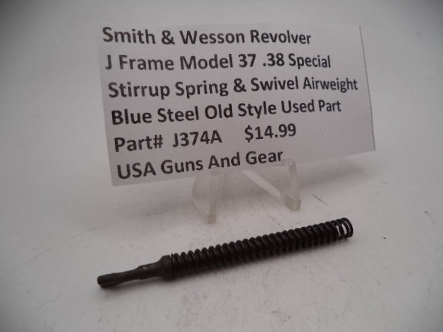 J374A Smith & Wesson J Frame Model 37 .38 SPL Stirrup Spring & Swivel Airweight Used