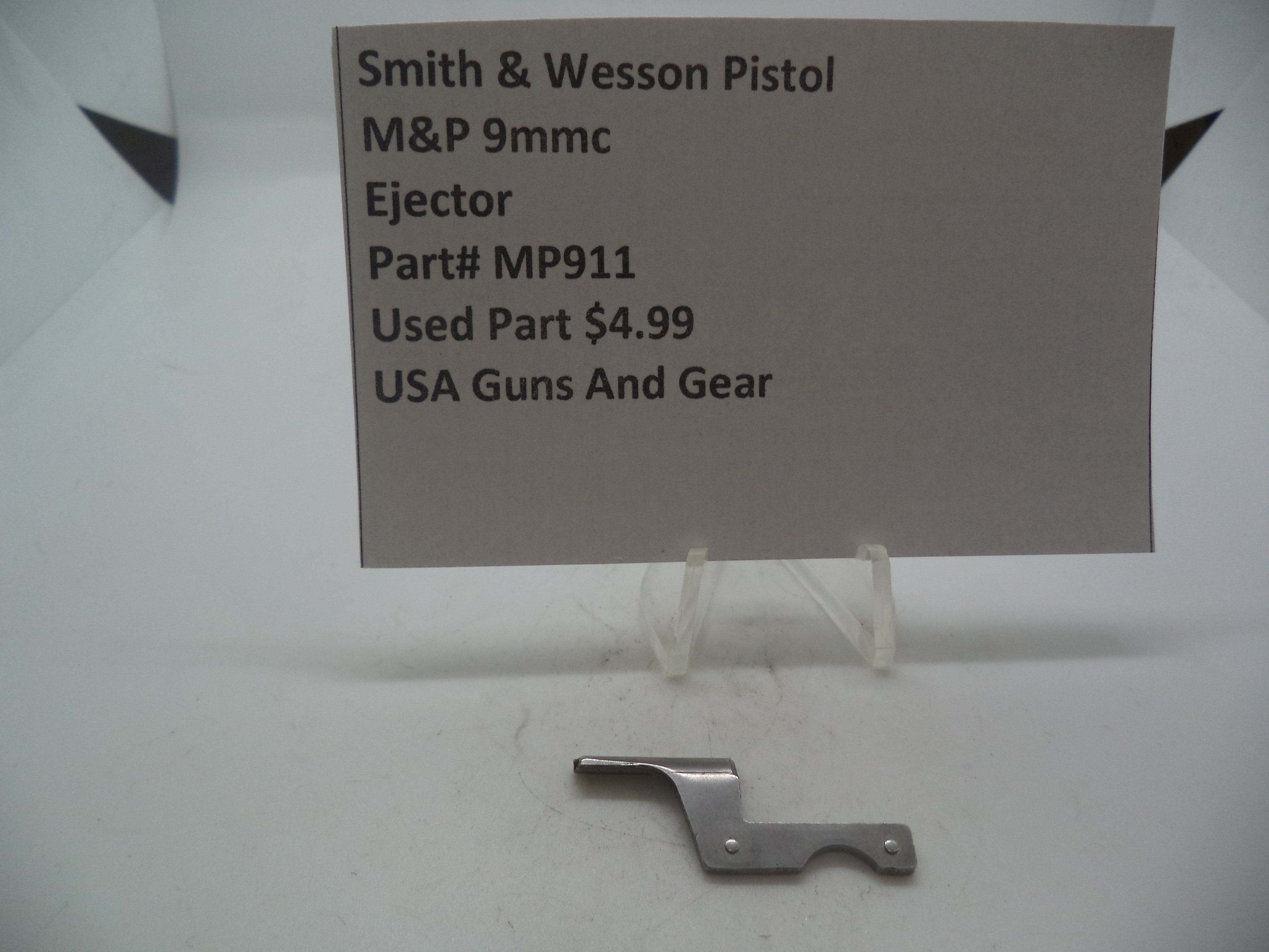 MP911 Smith & Wesson Pistol M&P Ejector  Used Part 9mmc S&W