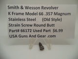 66172 Smith & Wesson K Frame Model 66 Strain Screw Round Butt .357 Magnum