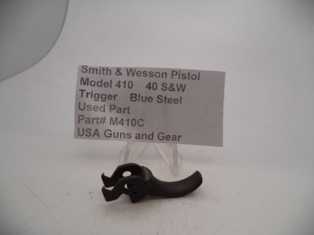 M410C Smith & Wesson Pistol Model 410 Trigger  40 S&W Blue Steel  Used Part