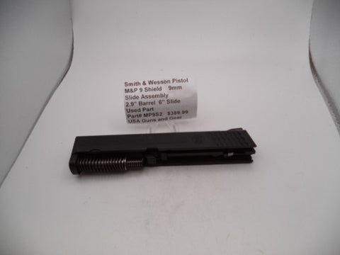 MP9S2 Smith & Wesson Pistol M&P 9 Shield 9mm Slide Assembly  Used Part