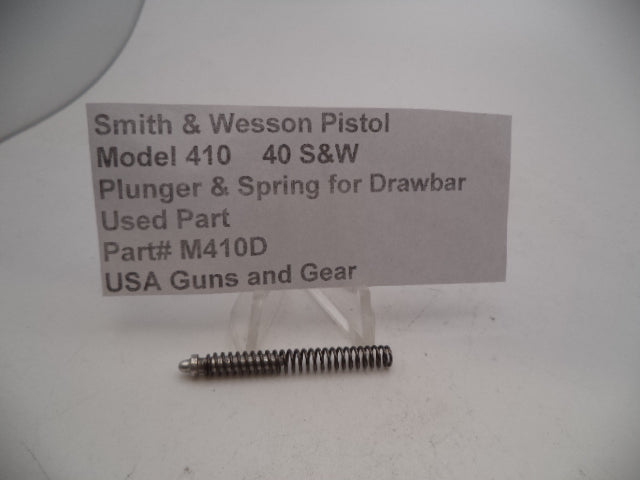 M410D Smith & Wesson Pistol Model 410 Plunger & Spring for Drawbar  40 S&W  Used Part